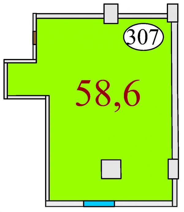 Этаж 18 приміщення 307